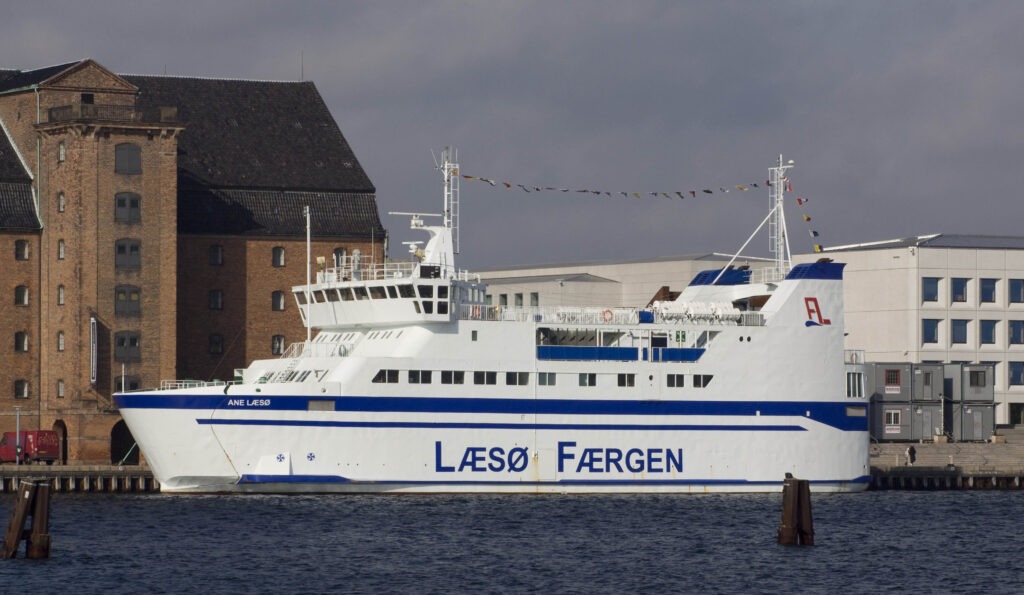 Foto af Læsø-færgen